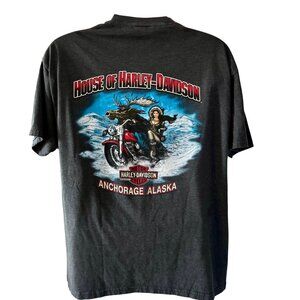 Harley-Davidson Anchorage Alaska Graphic T-Shirt Men's Size XL